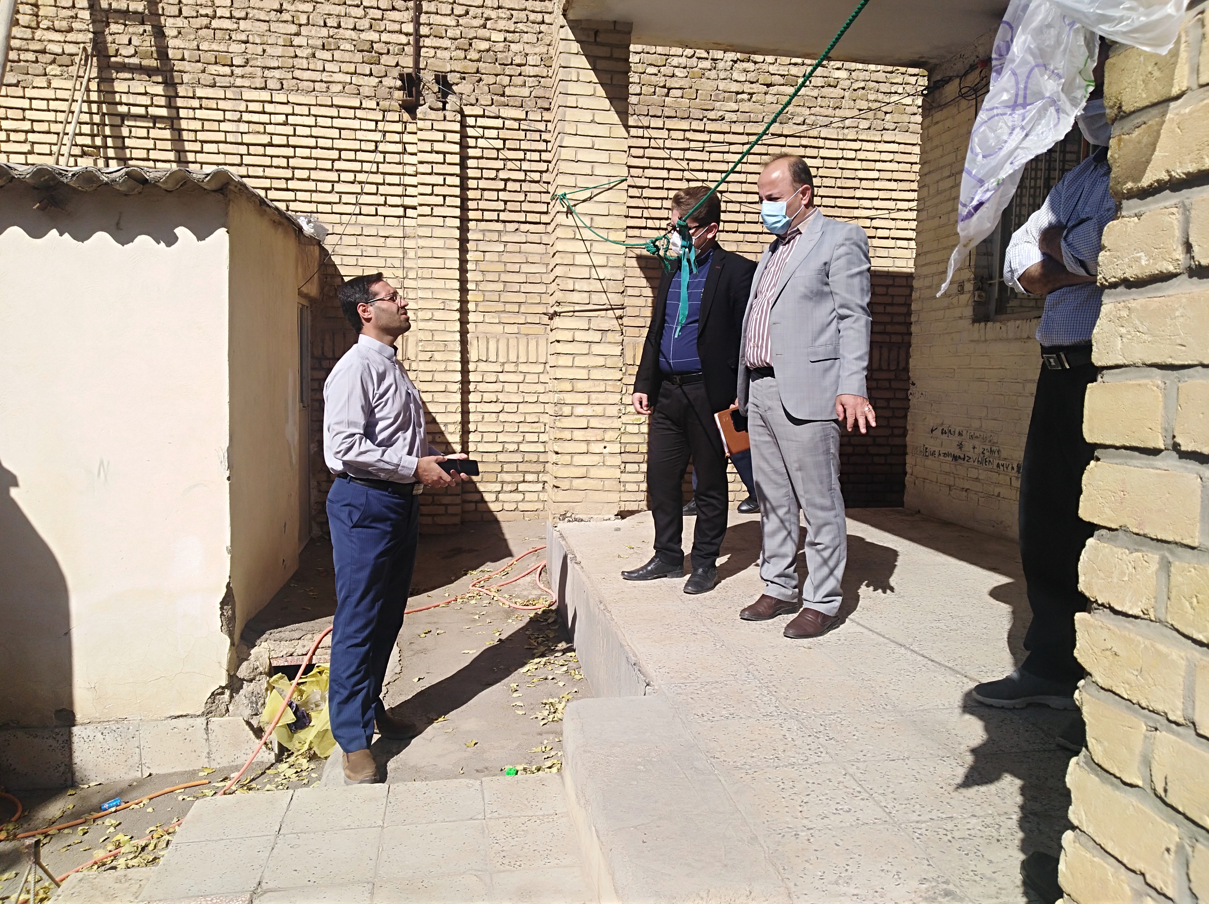 بازسازی سرایداری با مشارکت اداره محترم اوقاف ملایر