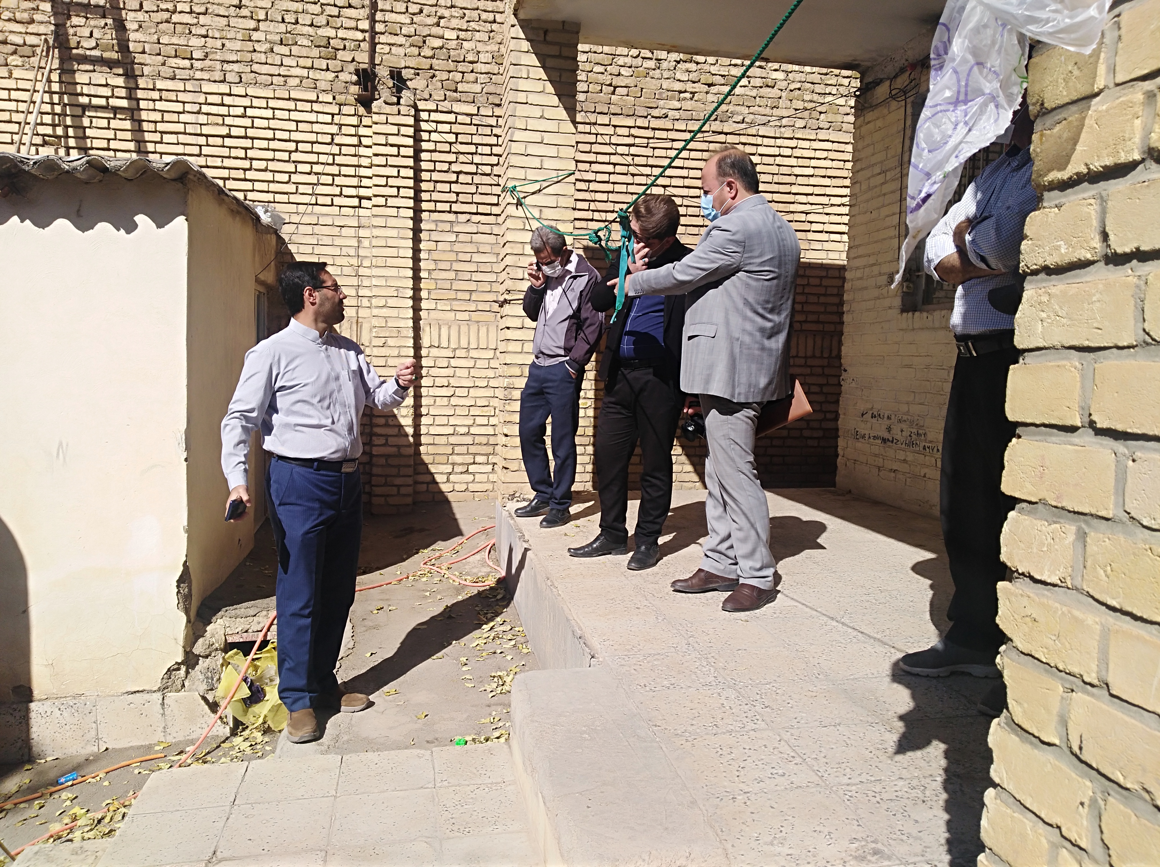 بازسازی سرایداری با مشارکت اداره محترم اوقاف ملایر